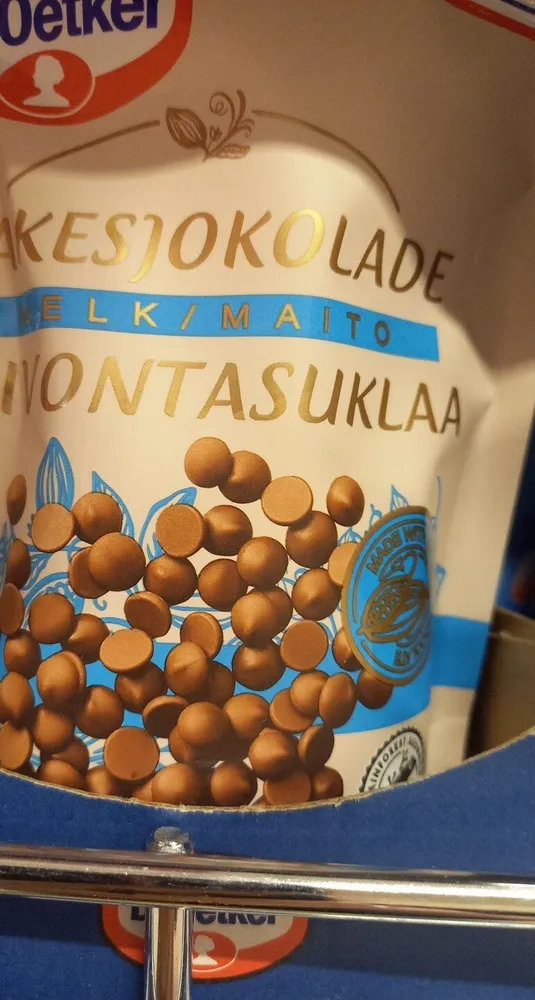 Bakesjokolade Melk Maito Leivontasuklaa