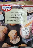 Tørret/tørket/torr surdej