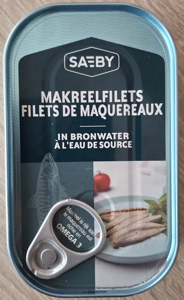 Mackerel Filets in water
