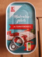 Makrelenfilets in Tomatensauce