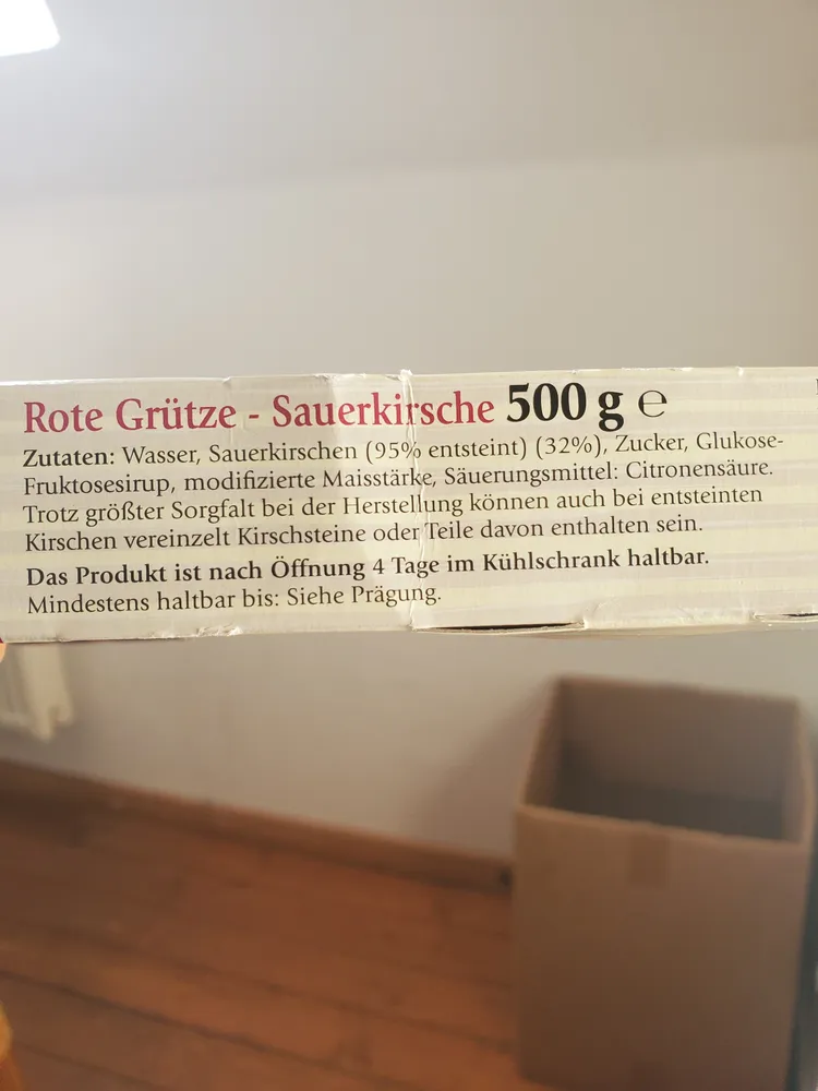 Rote Grütze Sauerkirsche