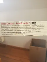 Rote Grütze Sauerkirsche