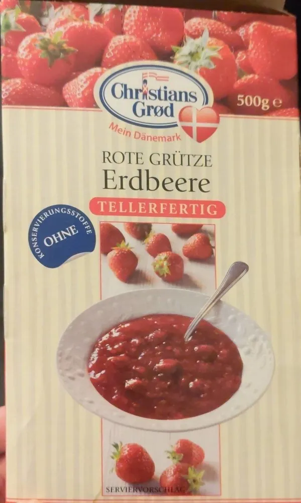 Rote Grütze Erdbeere