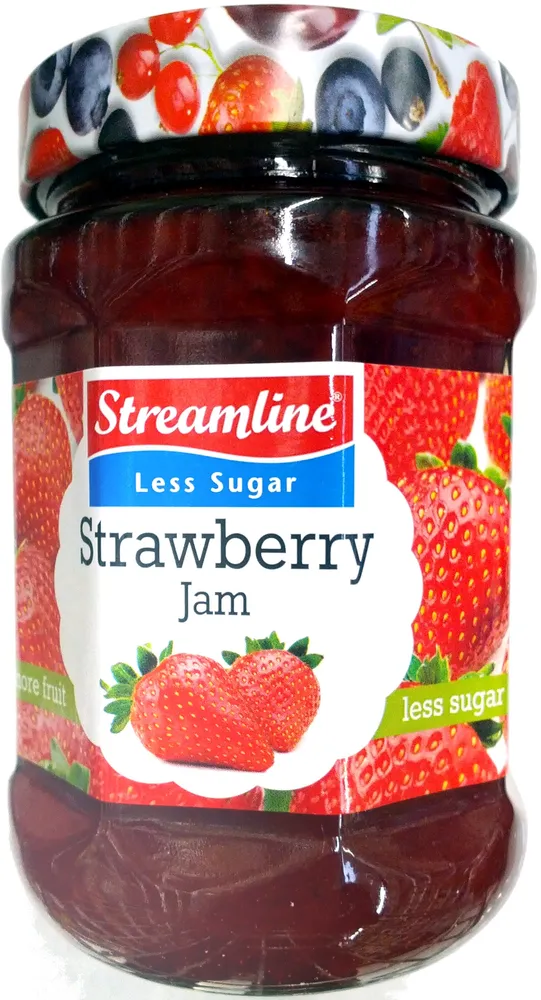 Streamline Less Sugar Strawberry Jam