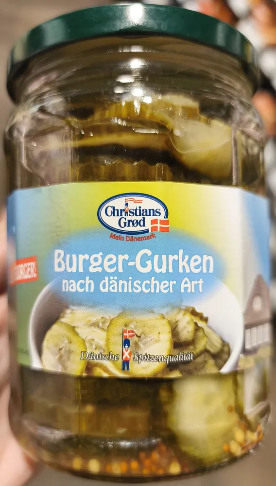 Original dänische Burger-Gurken