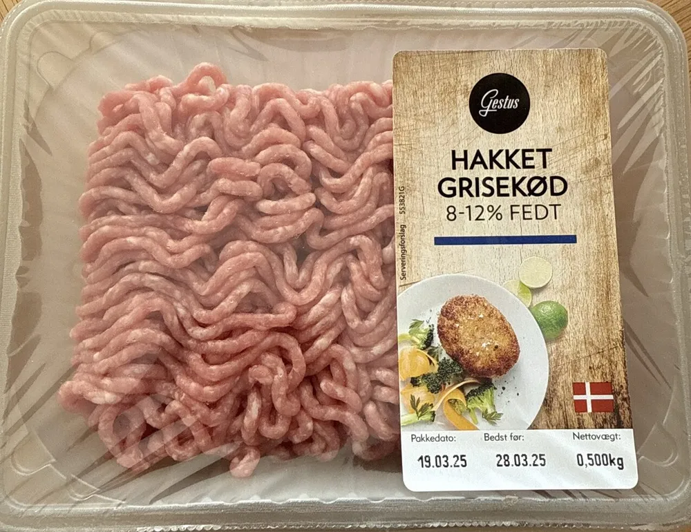 Minced Pork 8-12%