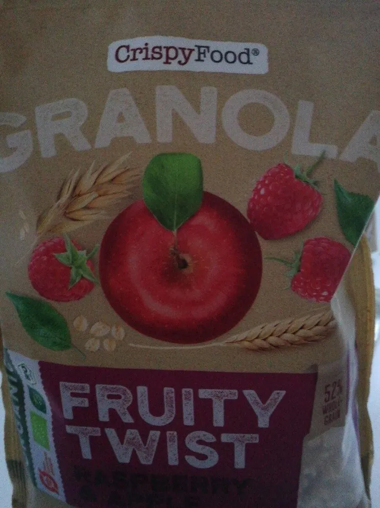 Granola fruity twist raspberry & apple