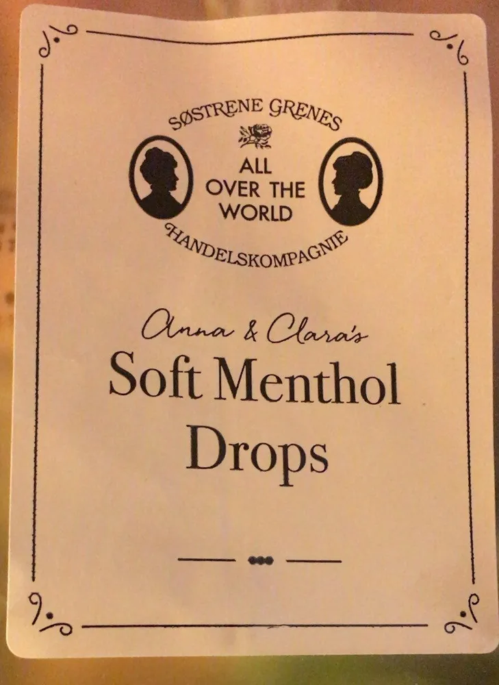 Soft menthol drops