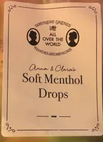 Soft menthol drops