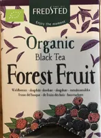 Organic black tea forest fruit