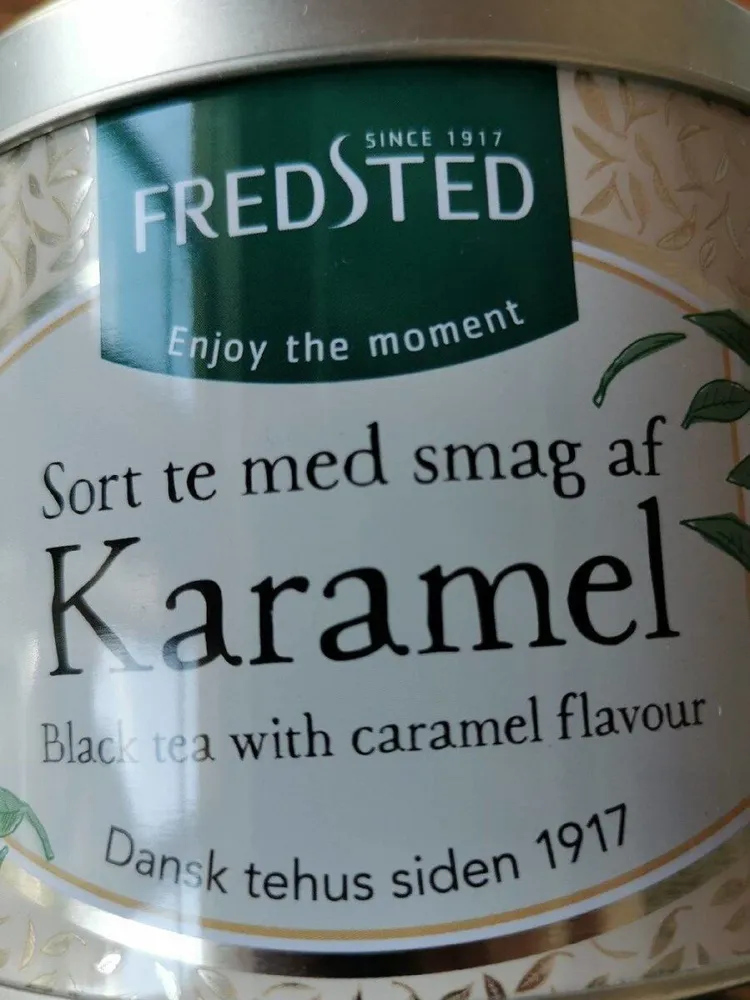 Thé noir goût caramel