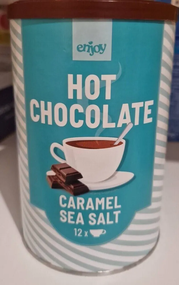 Hot chocolate caramel sea salt