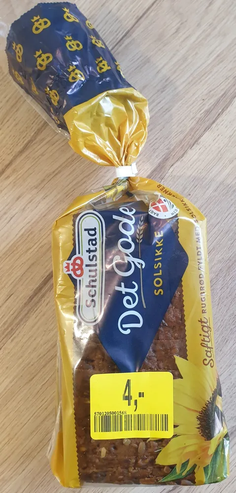 Solsikkerugbrød