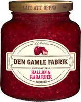 hallon -   & rabarber marmelad