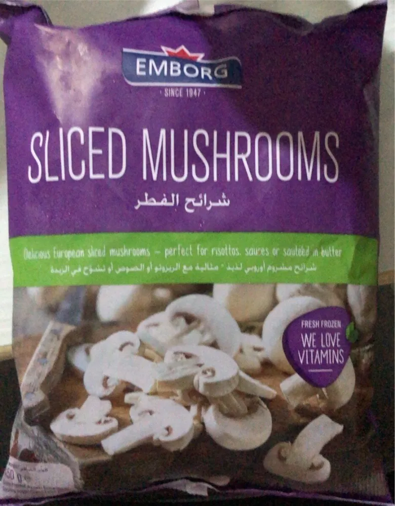 Sliced Mushrooms