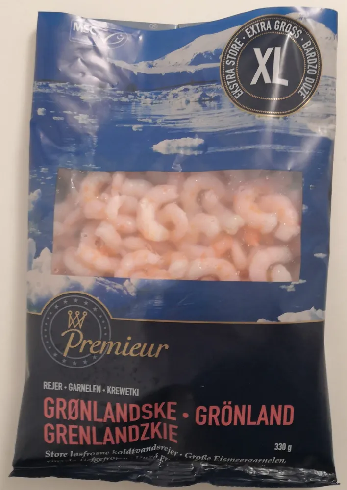 Grönland Große Eismeergarnelen XL