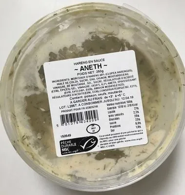 Hareng en sauce Aneth