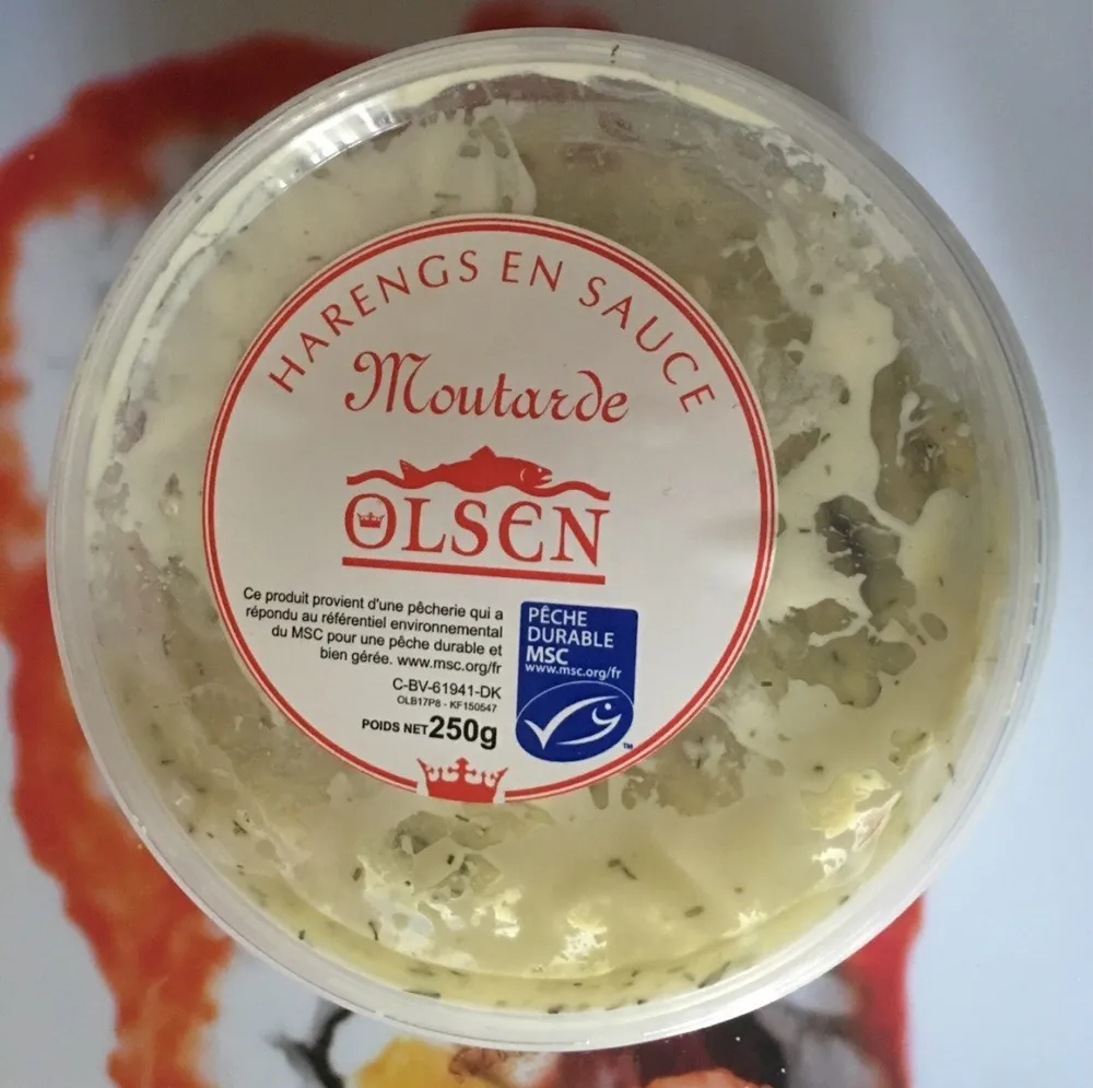 Hareng en sauce moutarde