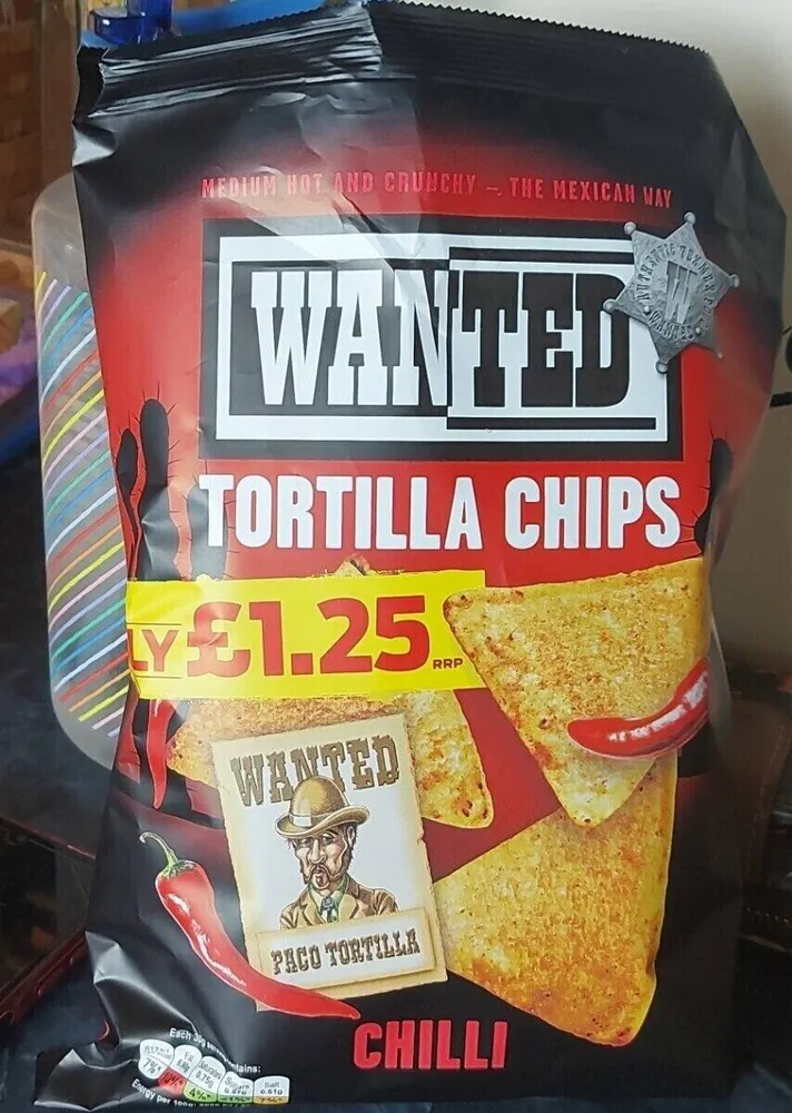 Chilli tortilla chips