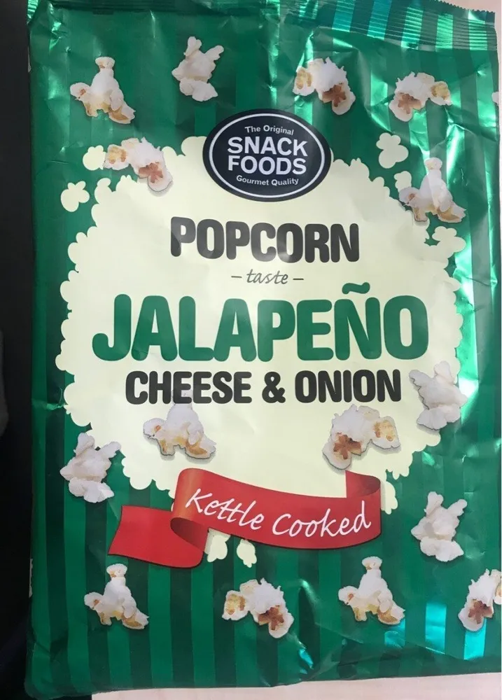 Pop corn goût Jalapeño, cheese & onion