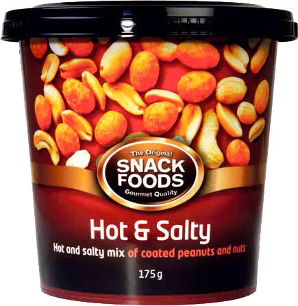 Nötmix - Hot & Salty 175G 12 / FRP. Art. NR. 6463 Ean