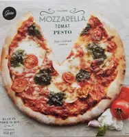 Pizza italienne mozzarella tomate pesto