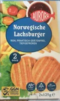 Norwegische Lachsburger