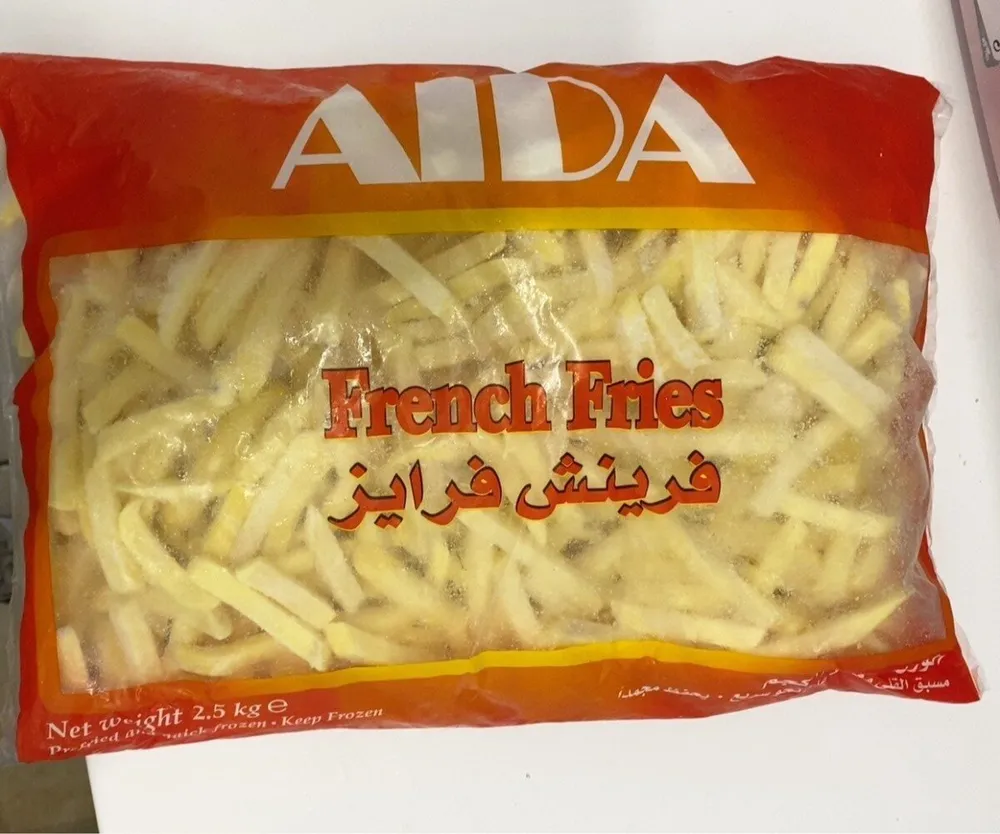 Papas fritas congeladas