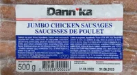 Jumbo saucisse poulet