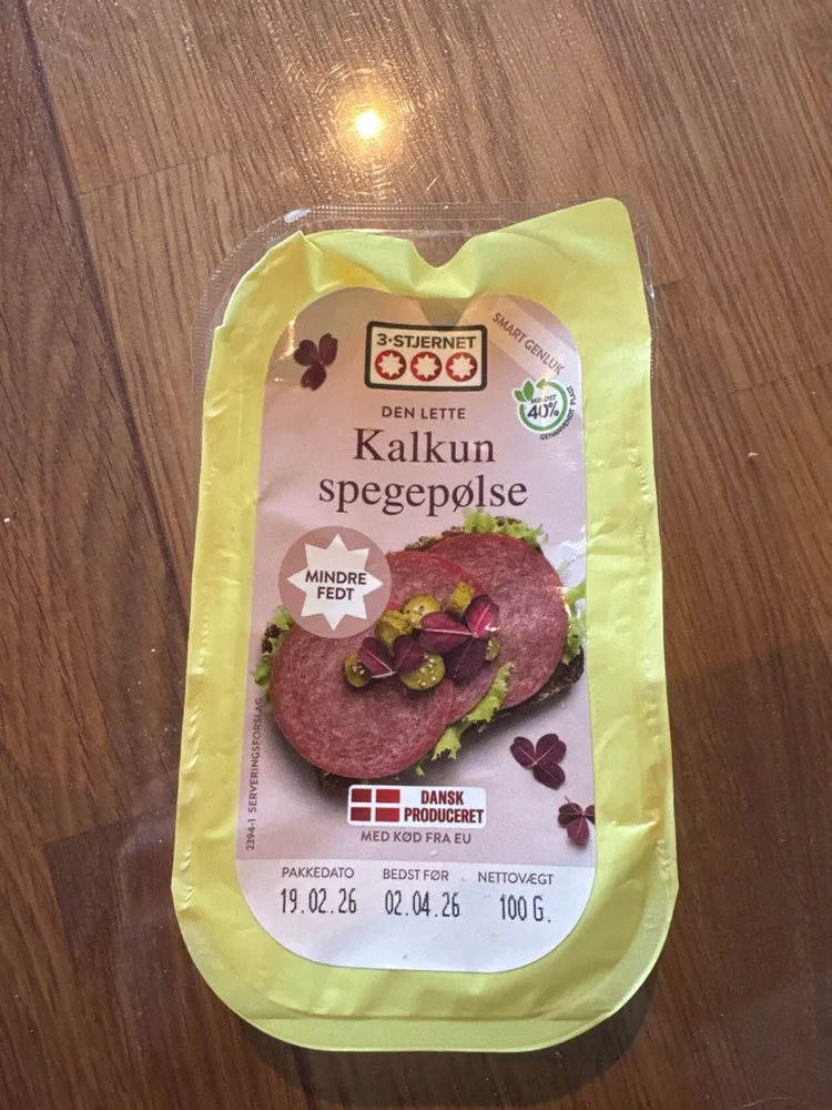 Kalkun Spegepølse