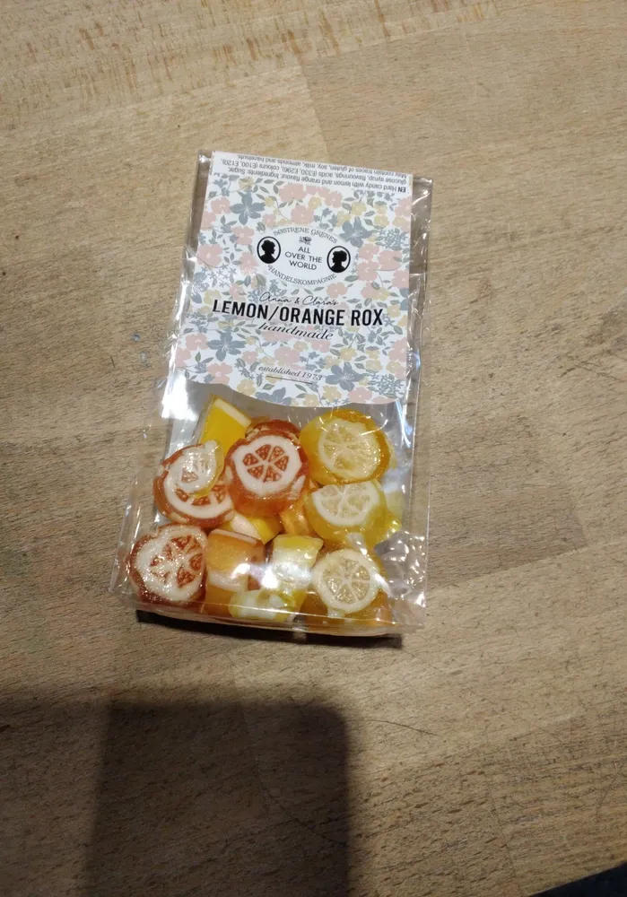 Bonbons citron et orange