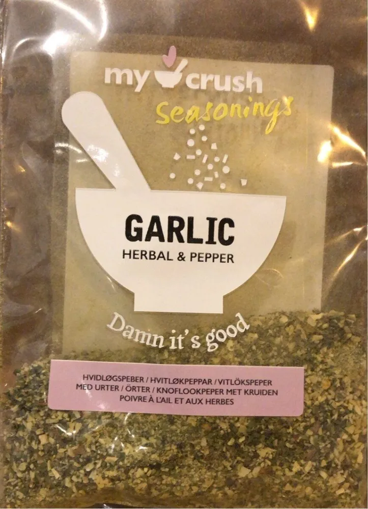 Garlic herbal and pepper