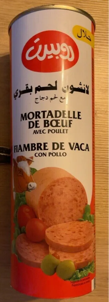 Mortadelle de bœuf avec poulet