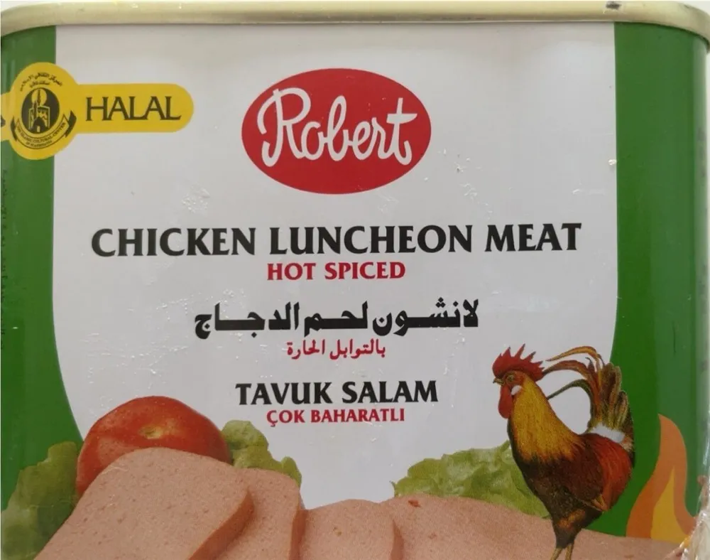 Chicken luncheon meat