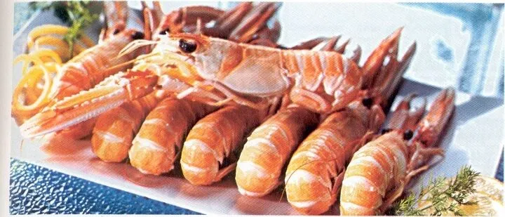 Langoustines entières