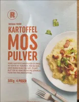 Kartoffelmos Pulver Tilberedt