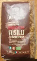 Kogt ØKOLOGISK FUSILLI FULDKORNSPASTA