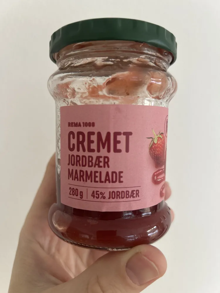 Cremet Jordbær Marmelade