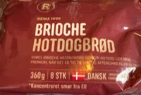 Brioche Hotdog Brød