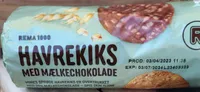 Havrekiks med chokolade