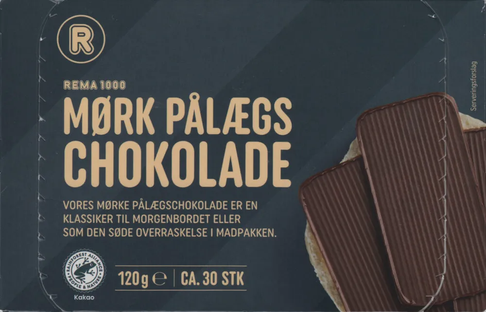 Mørk pålægschokolade