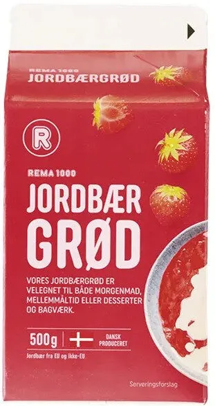 jordbærgrød