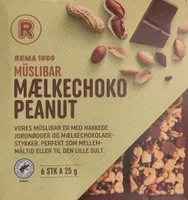 Müslibar Mælkechoko Peanut