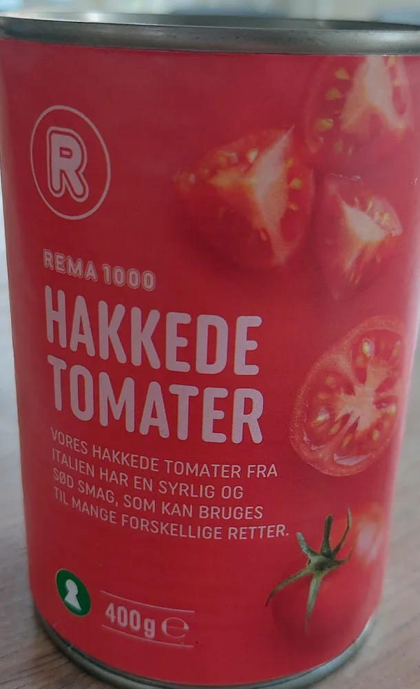 Hakkede Tomater