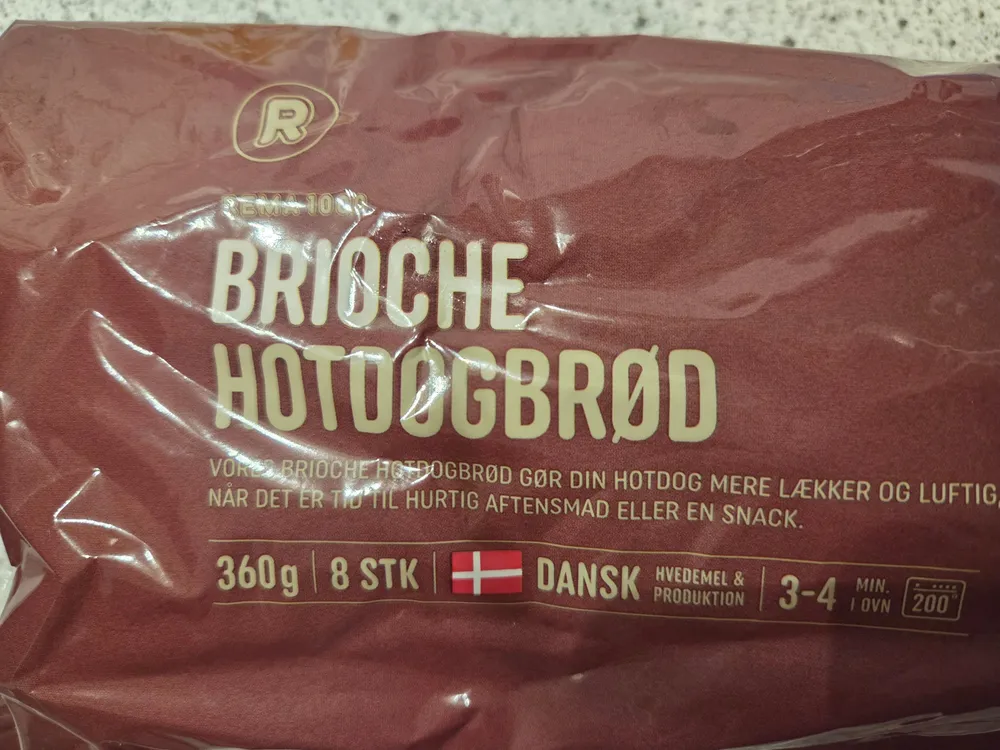Brioche Hotdogbrød