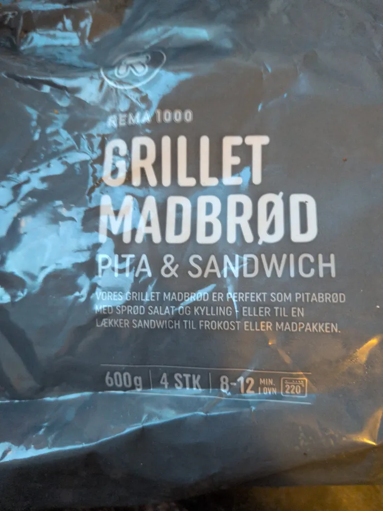Grillet Madbrød