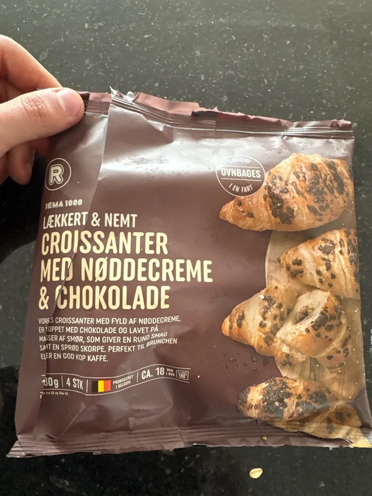 Crossainter Med Nøddecreme & Chokolade