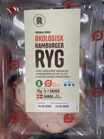 Økologisk Hamburgerryg