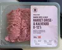 Hakket Grise- & Kalvekød 8-12%