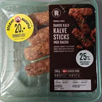 Kalve Sticks Med Bacon